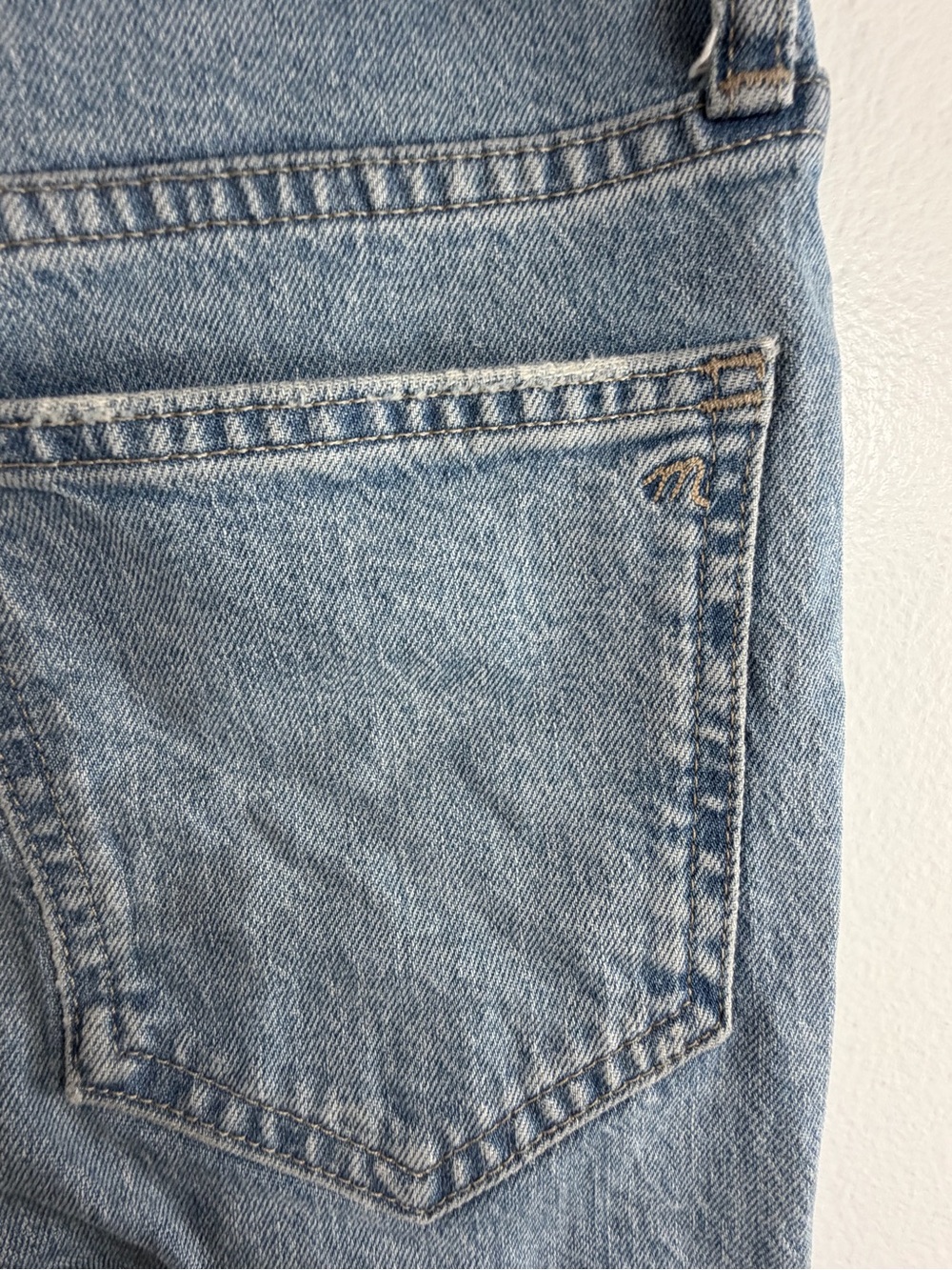 Madewell Perfect Vintage Full-Length Jeans Women’s 23 Light Wash High Rise - Picture 11 of 11